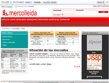 Tablet Screenshot of mercolleida.com
